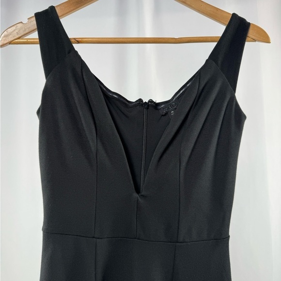 NBD Ponte Wired Deep V Bodycon Mini Dress in Black Size Extra Small - Picture 9 of 14